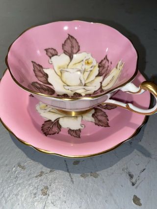 Paragon Bone China Double Warrant Tea Cup And Saucer