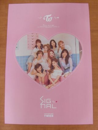 Twice - 4th Mini Album Signal (b Ver. ) [official] Poster K - Pop