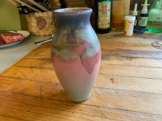 Rookwood Pottery Vellum Vase With Strawberries Artist Marked Sarah Coyne