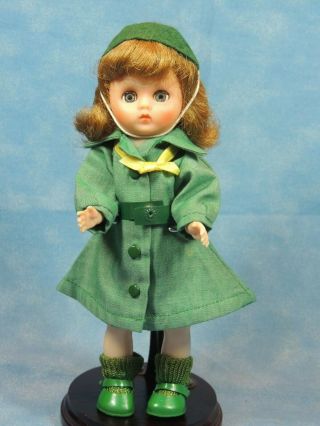 Cosmopolitan Toy Co.  8 " Hp & Vinyl Ginger Doll In Girl Scout Of Tagged Terri Lee