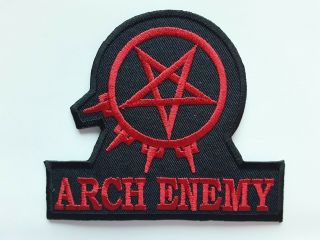 Arch Enemy Swedish Heavy Metal Punk Rock Music Band Embroidered Patch Uk Seller