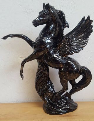 Vintage Royal Haeger Pottery Ceramic Pegasus Statue Sculpture Greek Mythology