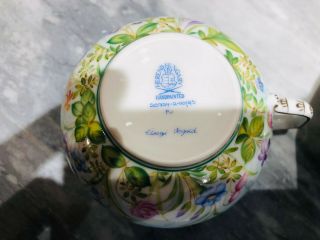 HEREND QS FOUR SEASONS PATTERN CANTON TEA CUP&SAUCER,  BOXED,  KOSHER 5