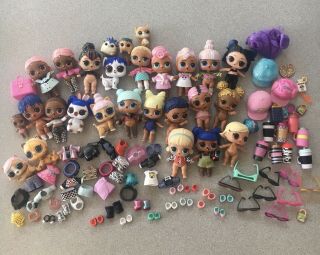 Big Bundle Of Lol Dolls Babies And Pets With Accessories
