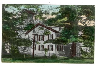 Kinderhook Ny Home Of President Martin Van Buren 1907 Antique Postcard