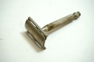 Vintage / Antique Gillette Tech Safety Razor Ball End With No Date Codes Found