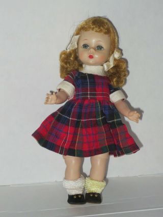Madame Alexander Alex - Kin Doll,  Blond Pigtails Bend Knees 1950 