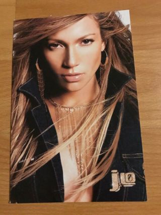 Jennifer Lopez J.  Lo Promo Postcard Handbill Flyer Hip Hop Rap R&b Pop Sexy 2001