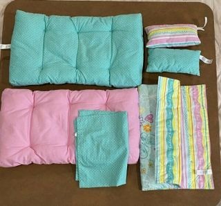 American Girl My Dreamy Trundle Bed Bedding Mattresses Pillows Blanket Sheet Set