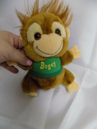 Vintage Shirt Tales Bogey Orangutan Plush Monkey Hasbro Hallmark 1980s 80s Toy
