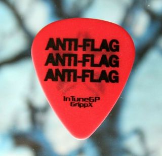 Anti - Flag // Tour Guitar Pick // Less Than Jake Rise Against Bad Religion Nofx