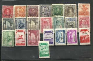 Spain Cabo Juby,  Lot 22 Old Different Stamps,  Mh