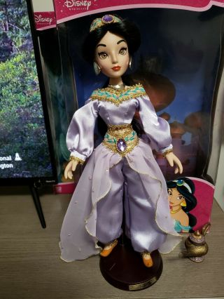 Aladdin Princess Jasmine Disney Keepsake Porcelain Doll 2003 The Brass Key Inc