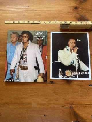Limited Edition Elvis He Touched My Life Book / Direct From Memphis Vintage