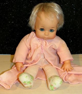 Rare 1971 Vintage Ideal Lazy Dazy Baby Doll 12 " Inches Adorable Doll