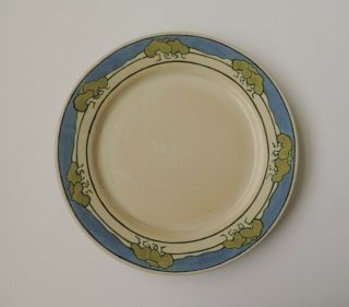 Seg Saturday Evening Girls Paul Revere Pottery Plate W/ Trees - Arts & Crafts