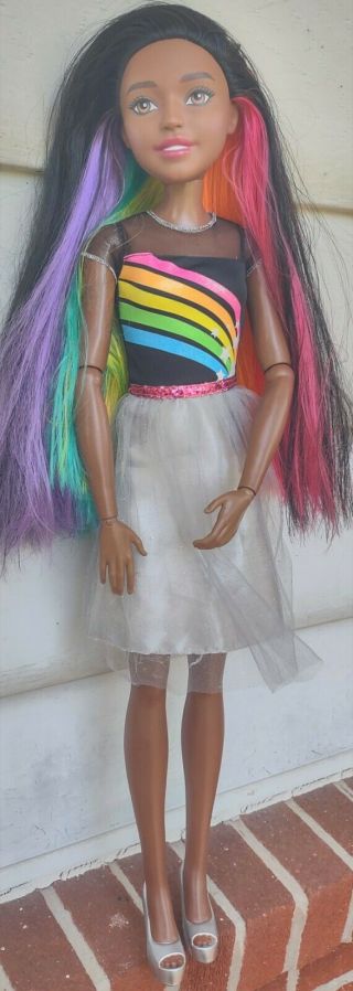 Barbie Rainbow Sparkle Best Friend African American 28 