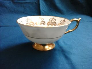 Paragon vintage cabbage rose teacup and saucer gold decorations htf elegant 2