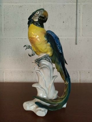 Tall Vintage Karl Ens Porcelain Bird Figurine