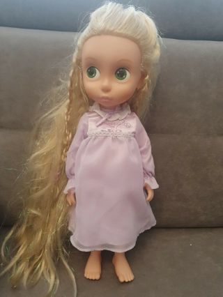 Disney Animator Doll Tangled Rapunzel With Glitter Hair