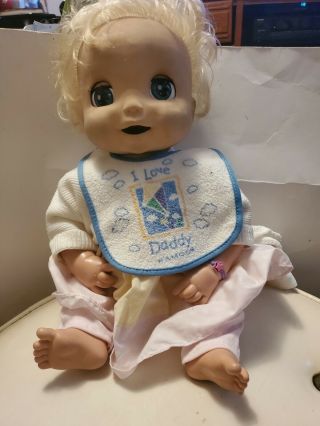 Hasbro 2006 Baby Alive Soft Face Doll Eats Drinks Poops Talks