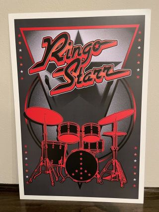 Ringo Starr Vip Tour Poster & Carrying Bag