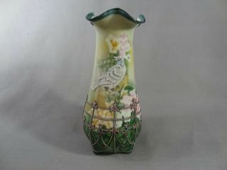 Nippon (old Noritake) Moriage Design Vase.