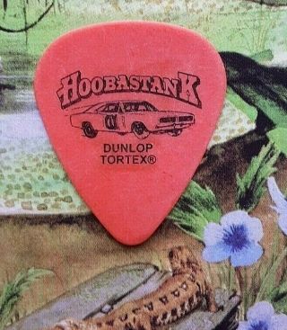 Hoobastank Dan Estrin Orange Guitar Pick