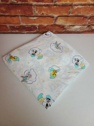 Vintage Baby Looney Tunes Vintage Fitted Crib Sheet 1997