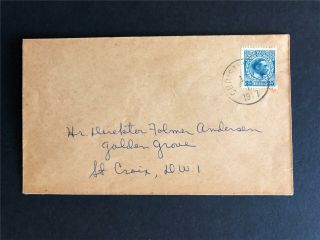 Danish West Indies 55 On Cover To St Croix 1917