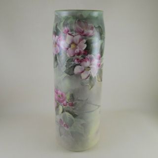 Lenox Art Pottery Cac Ceramic Arts Co American Belleek Tall Floral Vase Eaf