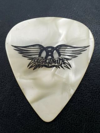 Aerosmith (tom Hamilton) Concert Tour Guitar Pick (the Simpsons Heavy Metal Band