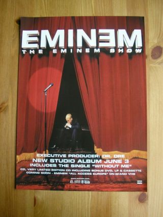 Eminem - The Eminem Show - Advert - 20.  5 X 28.  5cm.