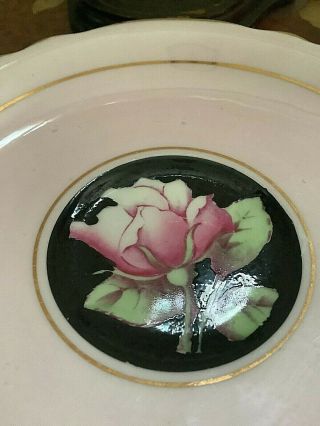 Vintage Paragon China Double Warrant Cabbage Rose Gilt Teacup & Saucer 6