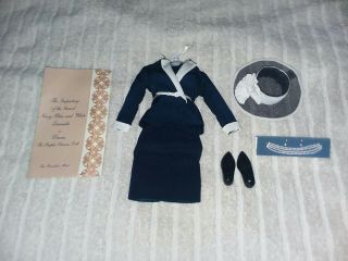 Franklin Princess Diana Inspecting Of The Guard Navy Blue & White Ensemble