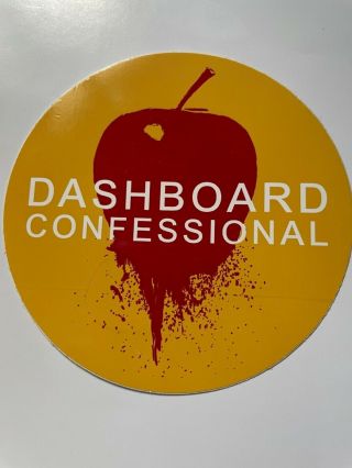 Dashboard Confessional Sticker The Places You Have Come To Fear The Most