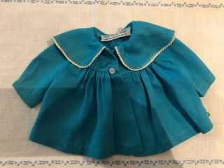 Vintage Tiny Chatty Cathy Baby Turquoise Jacket 1962 Mattel