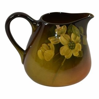 Rookwood Pottery 1896 Standard Glaze Floral Creamer 788 (rothenbush)