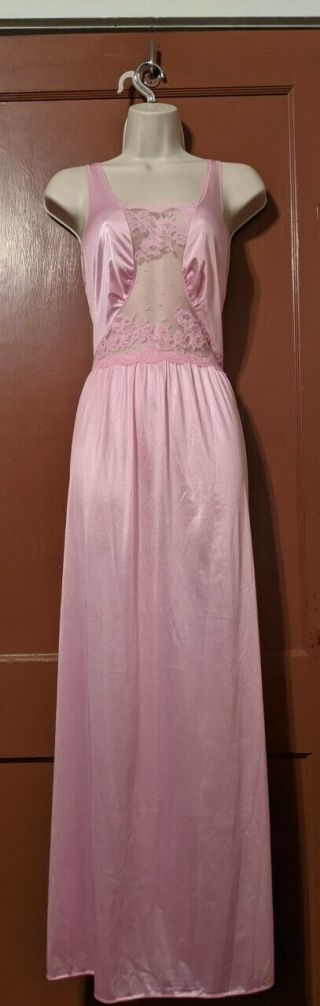 Vintage Jc Penney Long Gown - Snags - Medium Nylon -