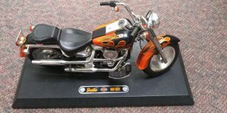 Barbie Harley Davidson Motorcycles Fat Boy Motorcycle Flame Paint 2000 Mattel