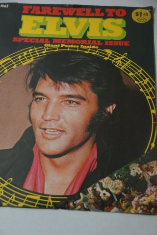 Rare Elvis Book Poster Aloha 1970 