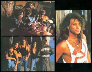 3 Bon Jovi Cards