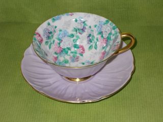 Footed Oleander Chintz Cup And Saucer/melody
