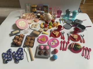 Food,  Pots,  Pans,  Plates &more For American Girl & Our Generation 18 " Size Dolls