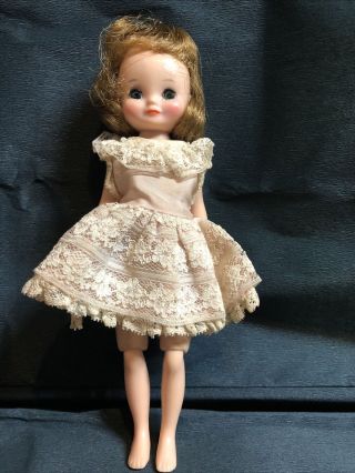 Vintage Betsy Mccall Doll 8 Inch Jointed Auburn Hair Dress Sleepy Eyes