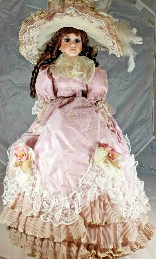 Ashley Belle Bisque Porcelain Victorian Doll Brenda