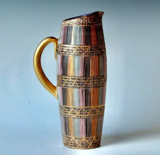 Bitossi Seta Pottery Londi Vase Italian Raymor Pitcher Ceramic Mid Century 12 "