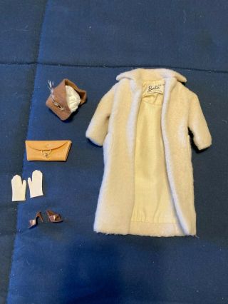 Vintage Barbie 915 Peachy Fleecy Coat Complete