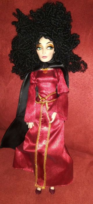 Disney Store Tangled Rapunzel Mother Gothel 12 " Doll Villain Rare Retired