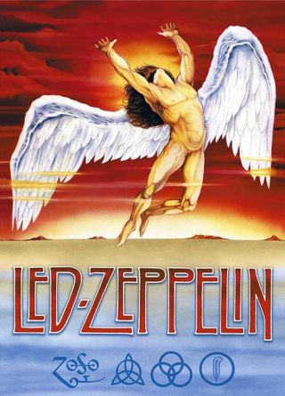 Led Zeppelin Iv Swan Song Jimmy Page Decal Vinyl Bumper Sticker Or Fridge Magnet